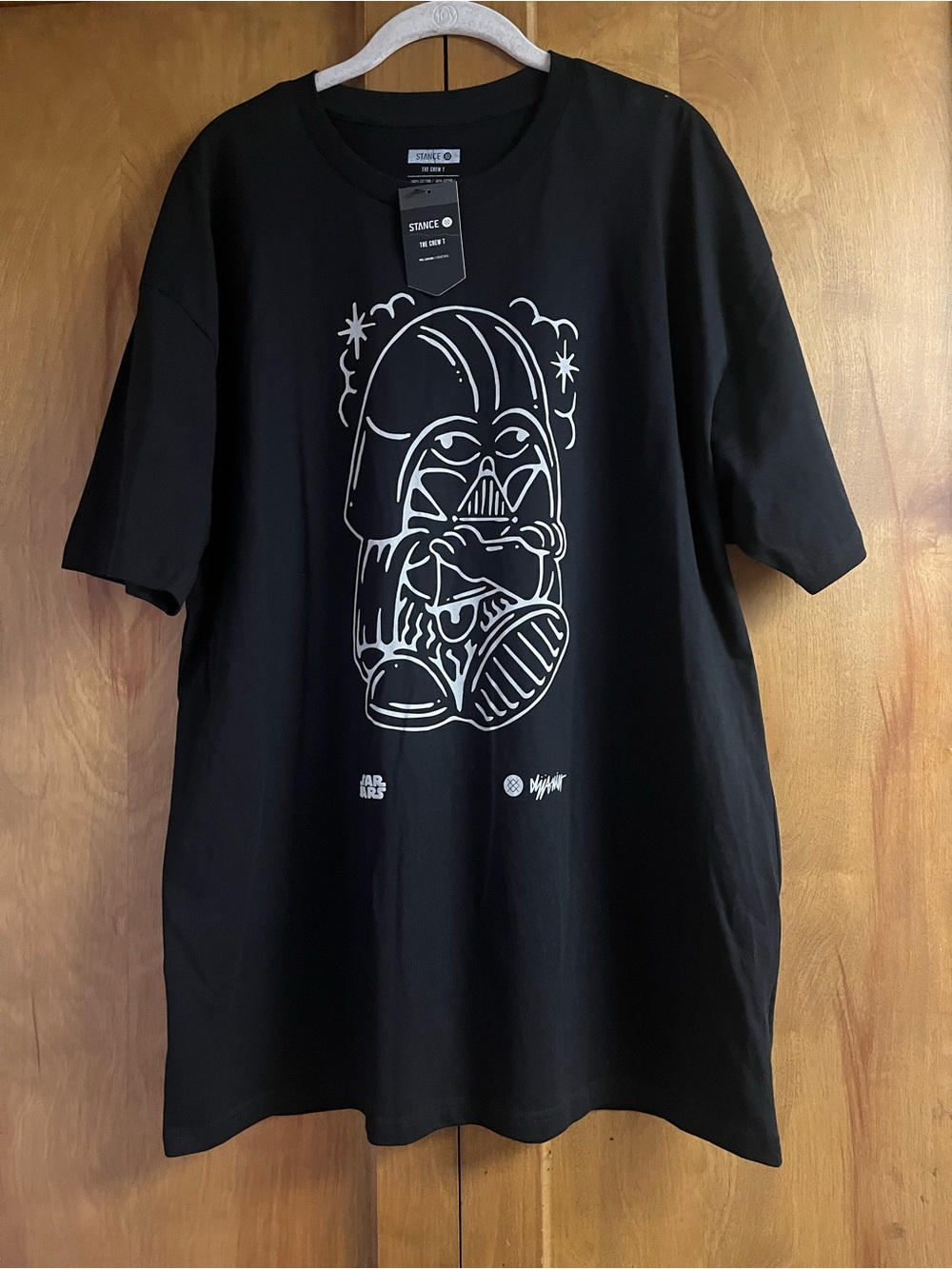 Stance Star Wars The Crew Darth Vader Graphic T-Shirt XL Black Cotton Casual
